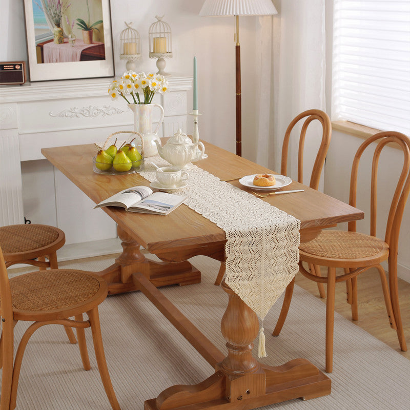 Lace Fringed Table Runner