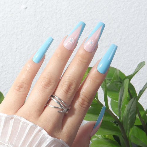 Stylish Long Stiletto Nail Design Bowlift