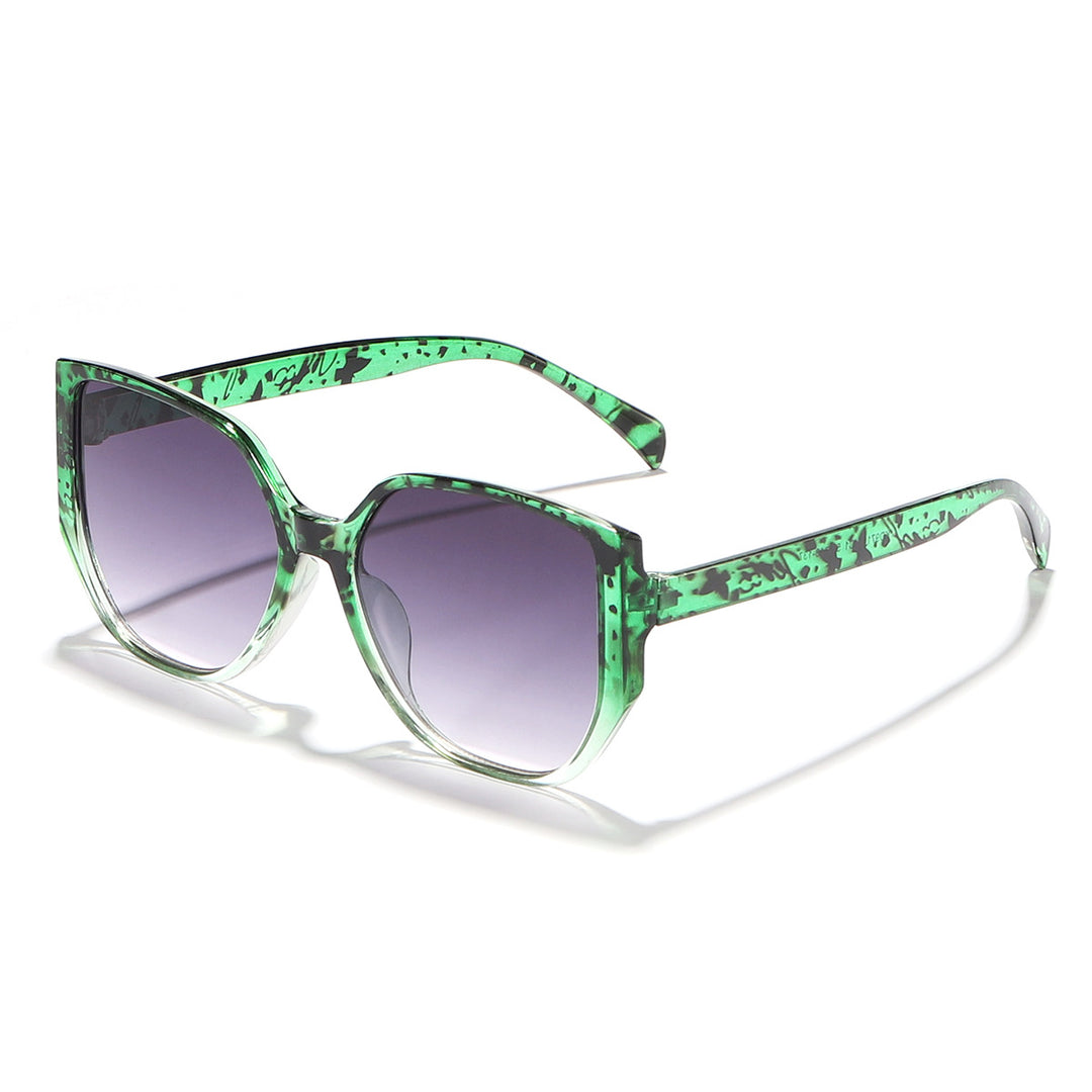 Women’s fashionable square sunglasses with wide frame and UV protection Bowlift