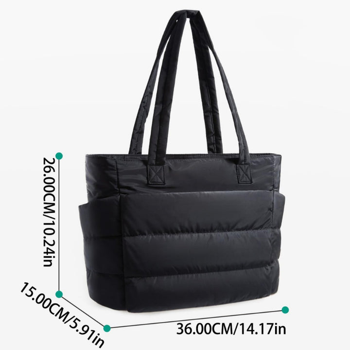 Padded shopping bag with multiple compartments Bowlift