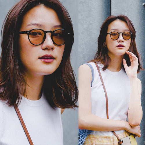 Women's fashionable round sunglasses Bowlift