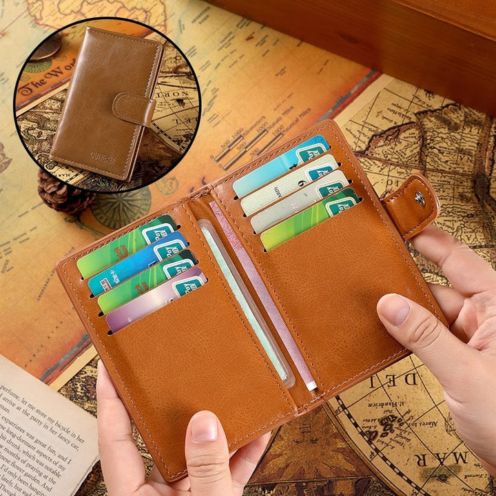 RFID-Blocking Leather Card Holder Bowlift
