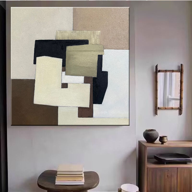 Abstract Geometric Canvas Wall Art