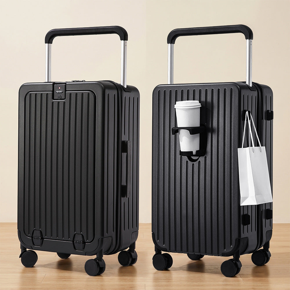 Compact Hard Shell Suitcase with 360-Degree Spinner Wheels