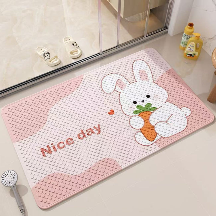 Cute Cartoon Bath Mat Bowlift