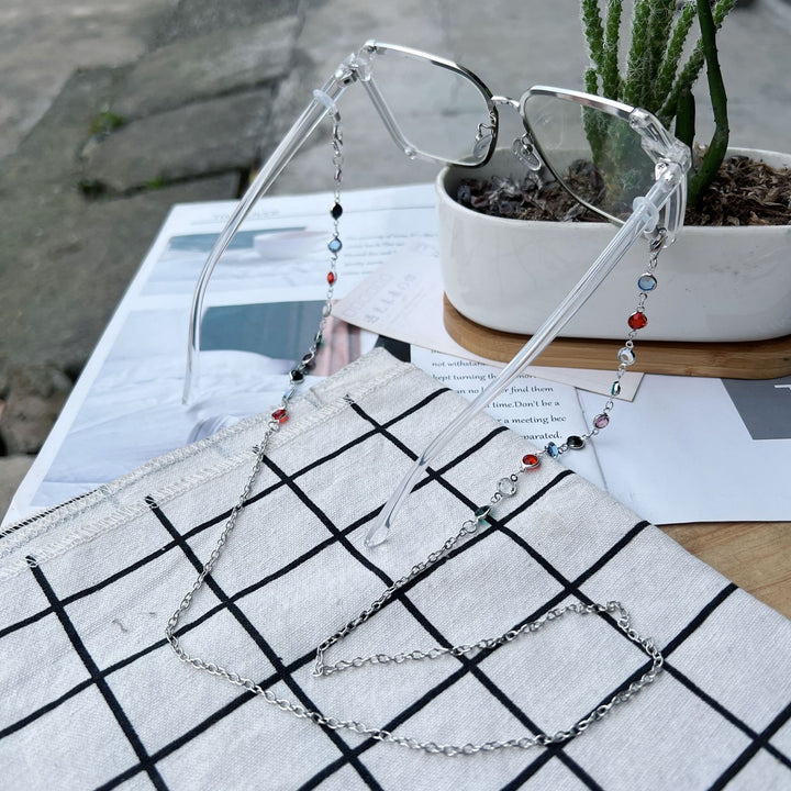 Decorative Gemstone Eyewear Chain Bowlift