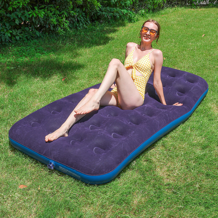 Women's Comfortable Inflatable Lounge with Soft Surface Material Bowlift