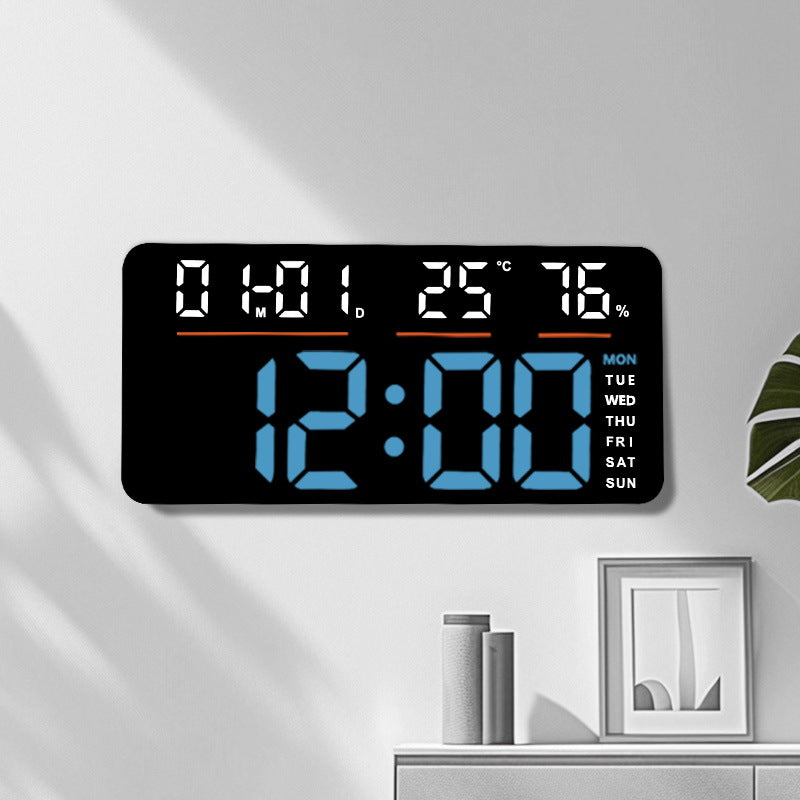 Digital Multifunction Alarm Clock with Temperature and Weather Display Bowlift