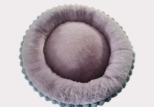 Plush Round  Nest  Dog Bed