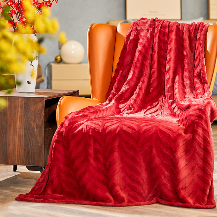 Cozy Fleece Throw Blanket