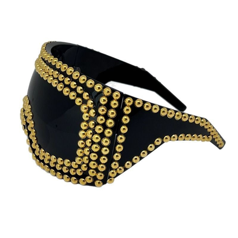 Women's fashionable ski goggles with unique stud design Bowlift