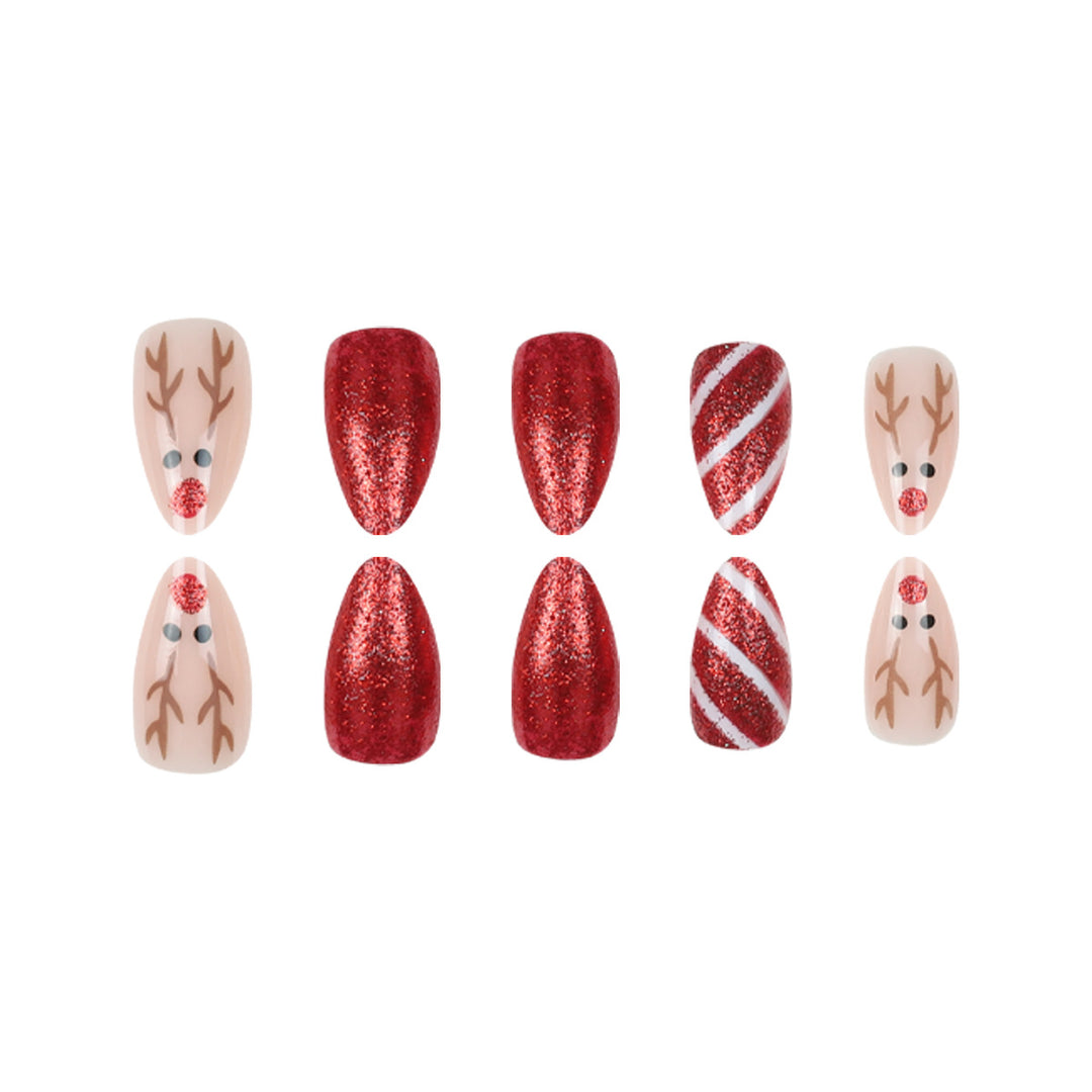 Festive Holiday-Themed Press-On Nails Bowlift 1789085820