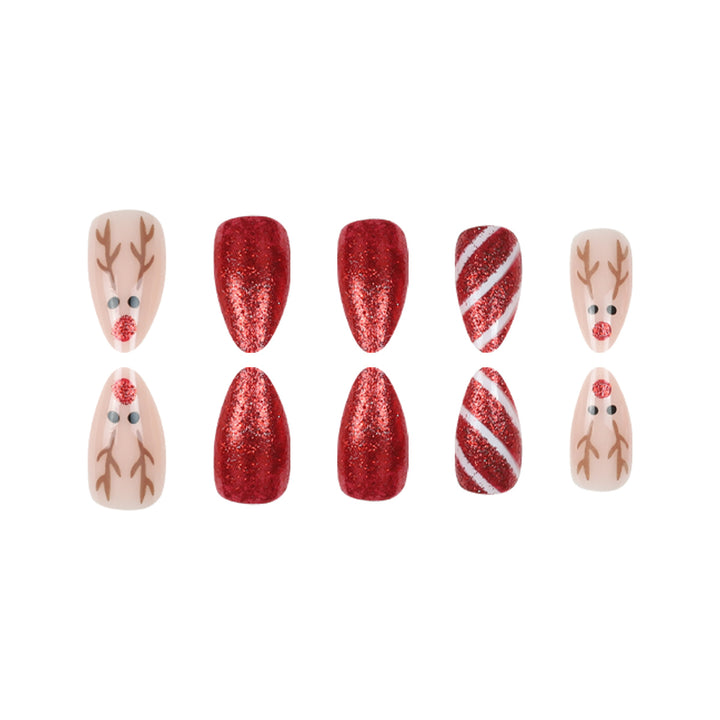 Festive Holiday-Themed Press-On Nails Bowlift 1789085820