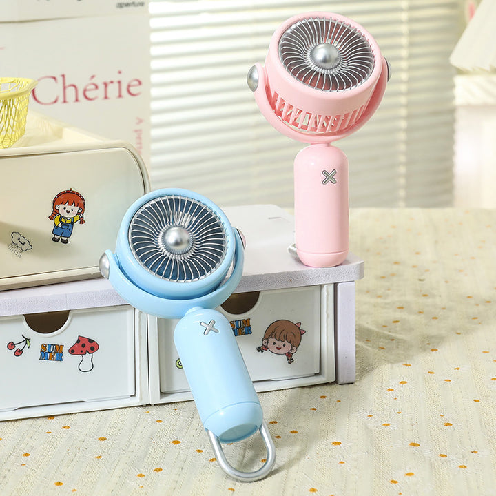 Women's Portable Hand Fan with Cute Animal Design Bowlift