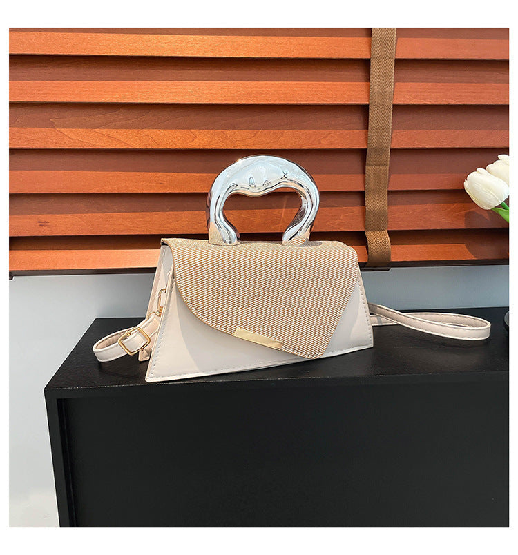 Stylish Geometric Structured Handbag Bowlift