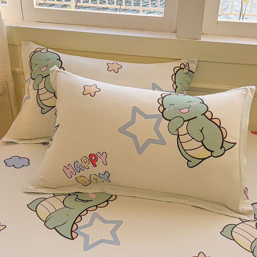 Cartoon-Themed Decorative Pillow Set