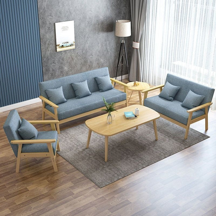 Modern Upholstered Living Room Seating Set Bowlift