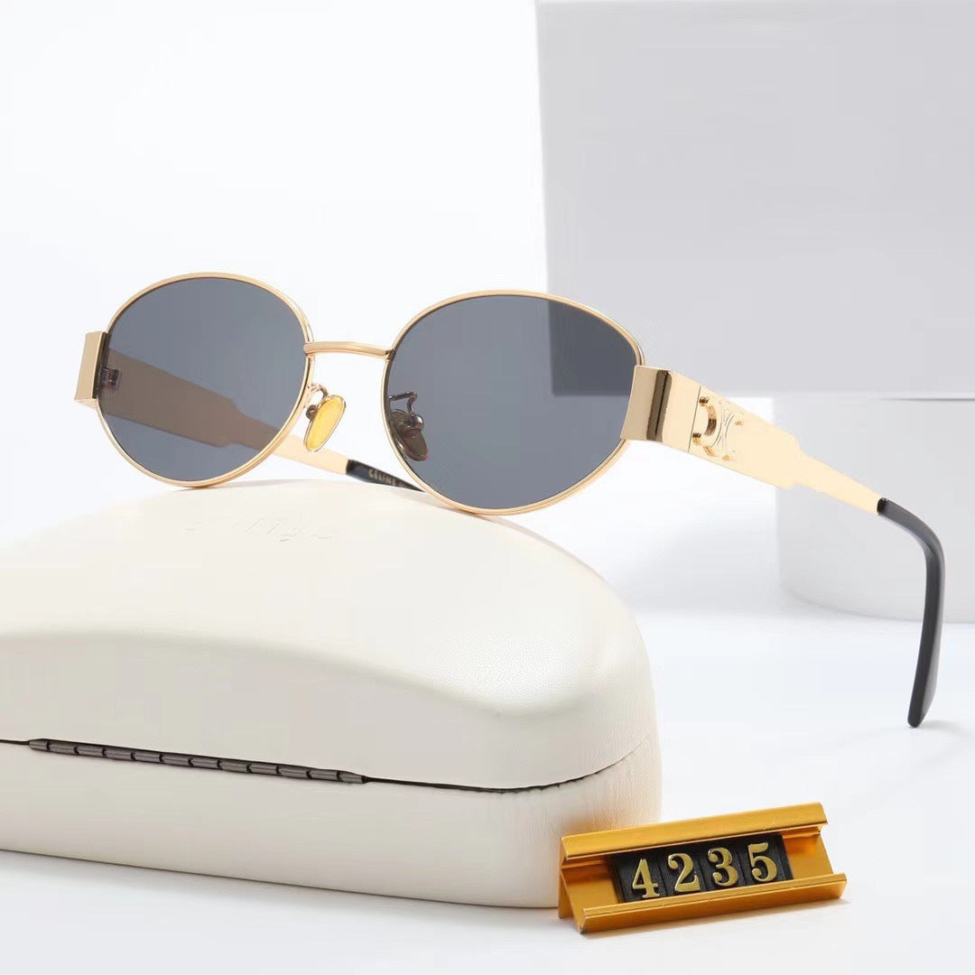 Women's exclusive oval-shaped designer sunglasses Bowlift