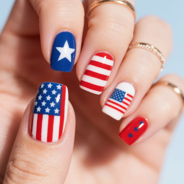 Patriotic Nail Art Set Bowlift
