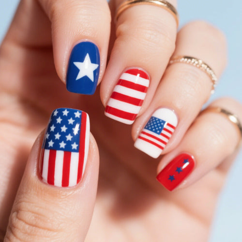Patriotic Nail Art Set Bowlift