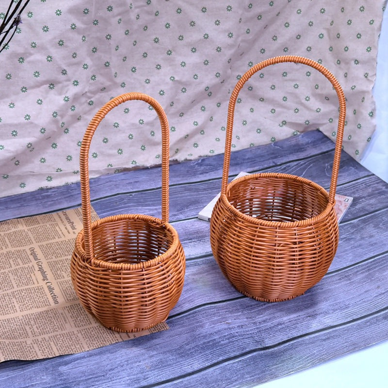 Women handmade basket-like storage basket Bowlift