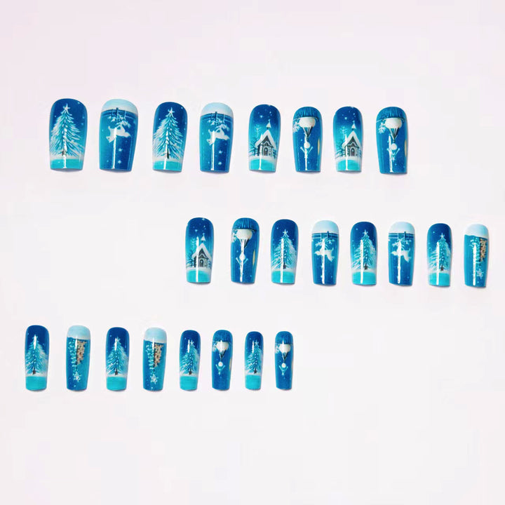 Artistic Winter Art Nails Bowlift