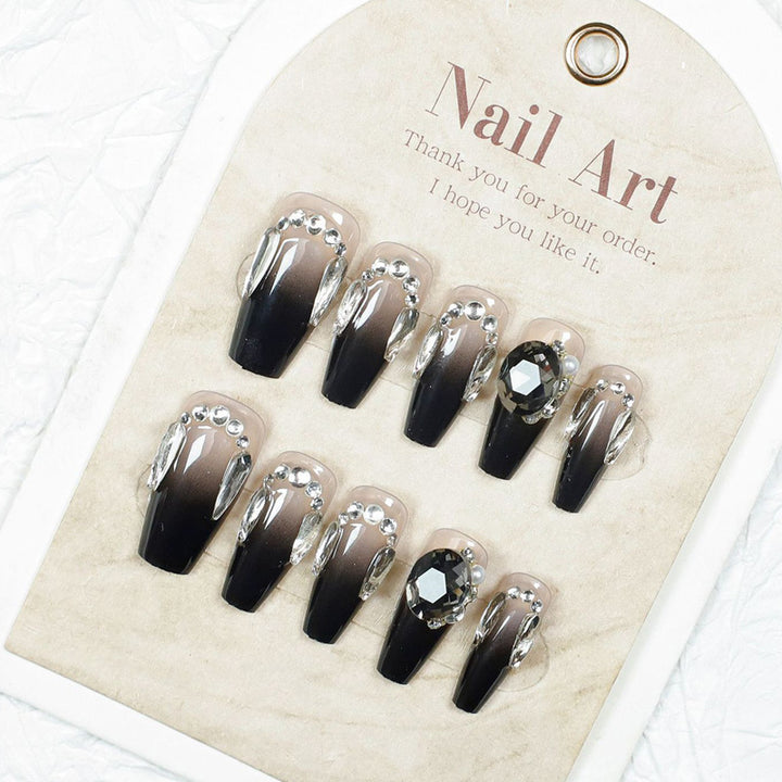 Stylish Long Stiletto Nail Art Extensions Bowlift