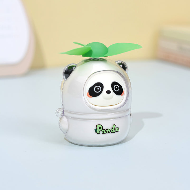 Women's Interactive Mini Fan with Panda Design Bowlift