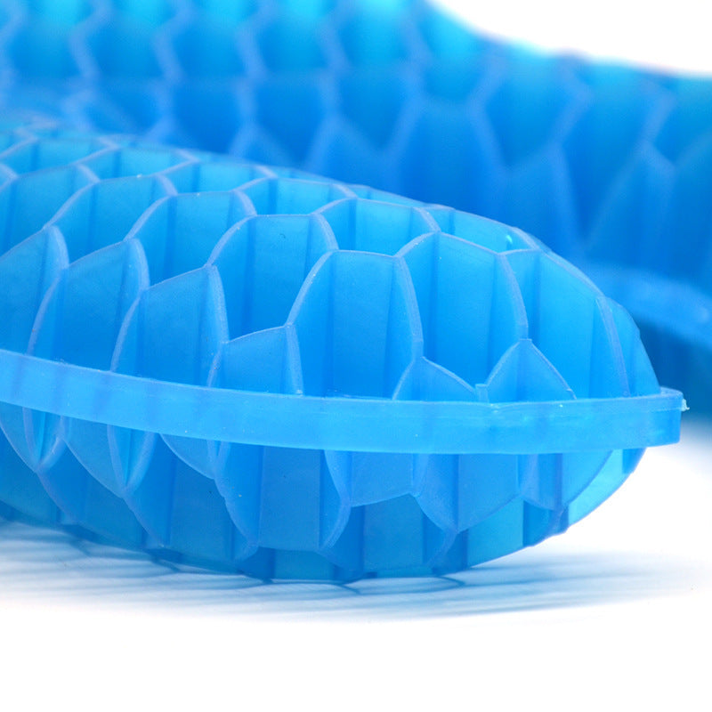 Unisex ergonomic U-shaped gel neck pillow with honeycomb structure Bowlift