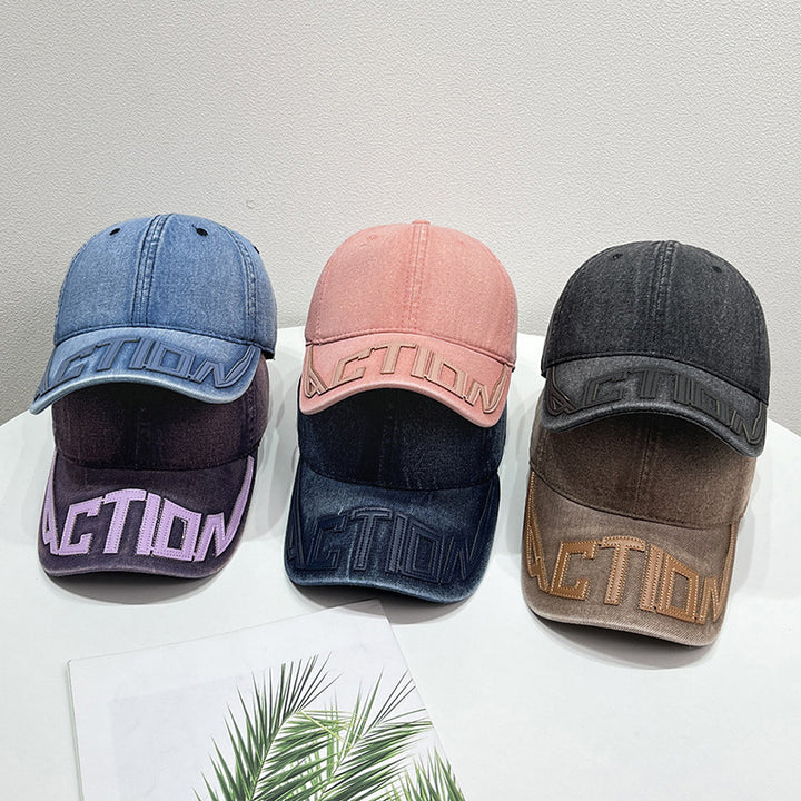Unisex Stylish Denim Baseball Cap Bowlift