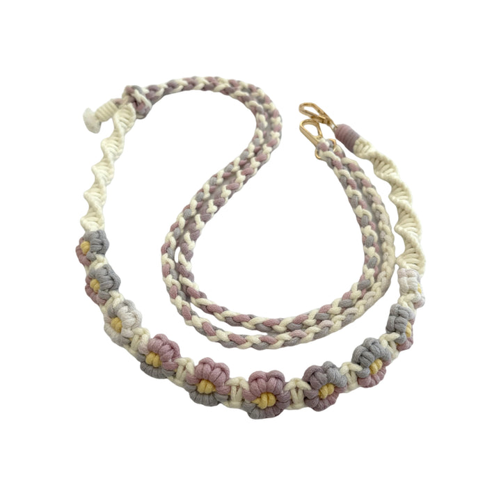 Handcrafted Floral Macrame Keychain Bowlift