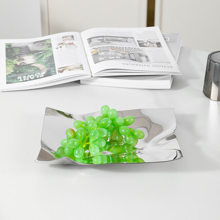 Decorative Metal Serving Dish