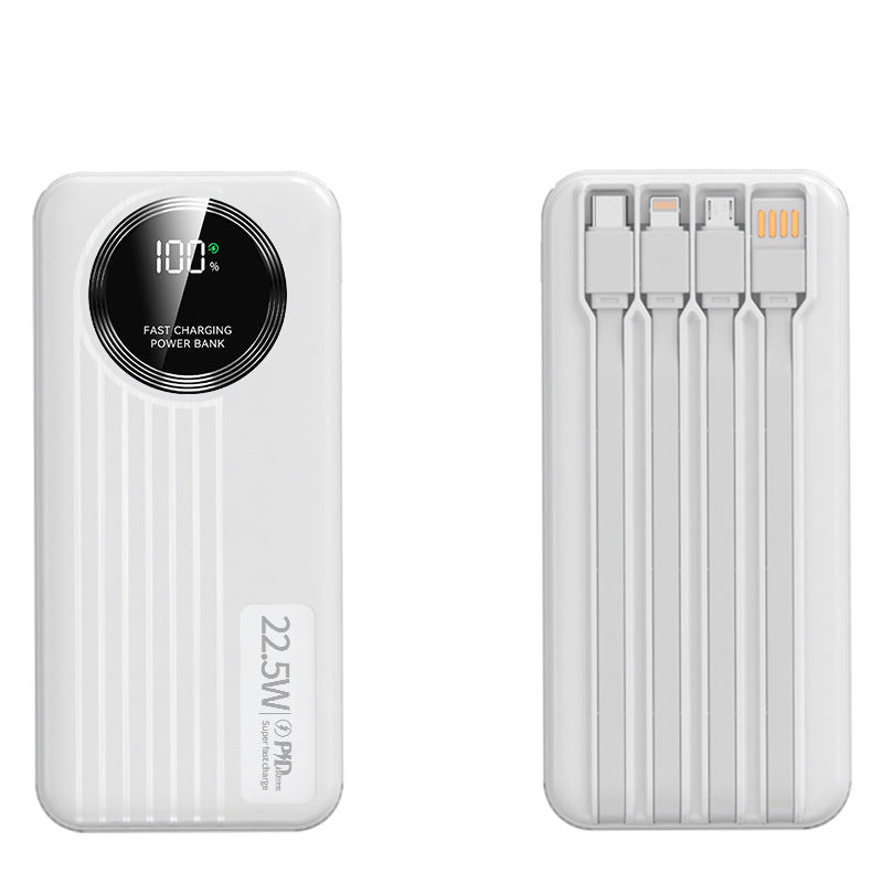 Portable power bank with fast charging function and digital display Bowlift