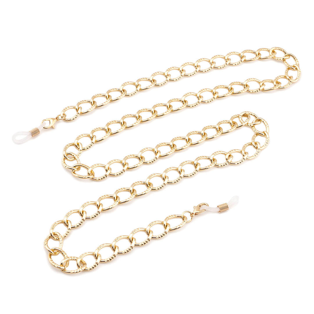 Contemporary Metal Eyewear Chain Bowlift