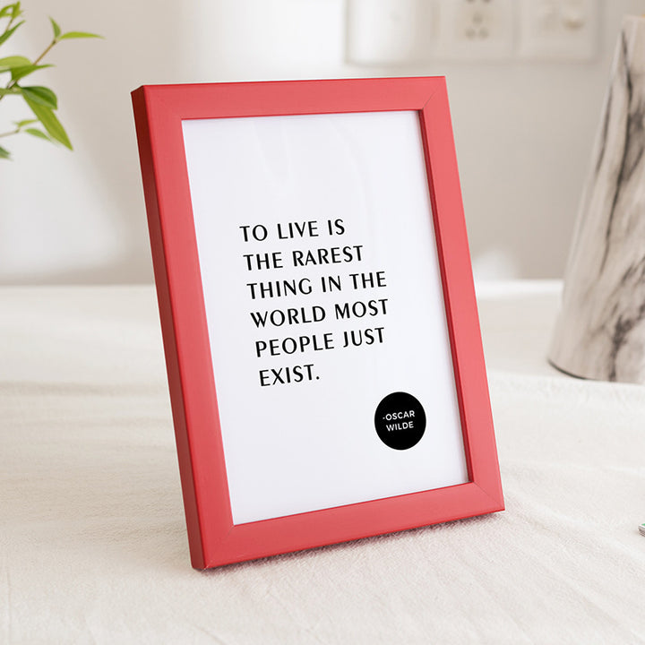 Minimalist Quote Wall Art Frame