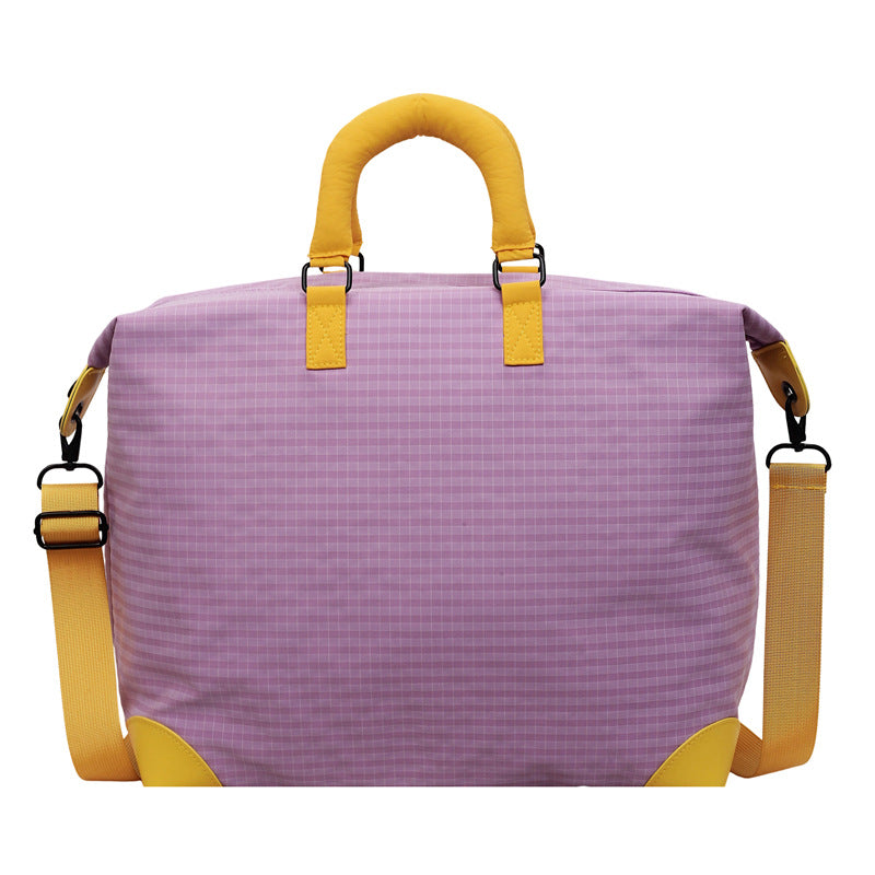 Fashionable Travel Bag with Ergonomic Carrying Strap and Structured Interior Bowlift