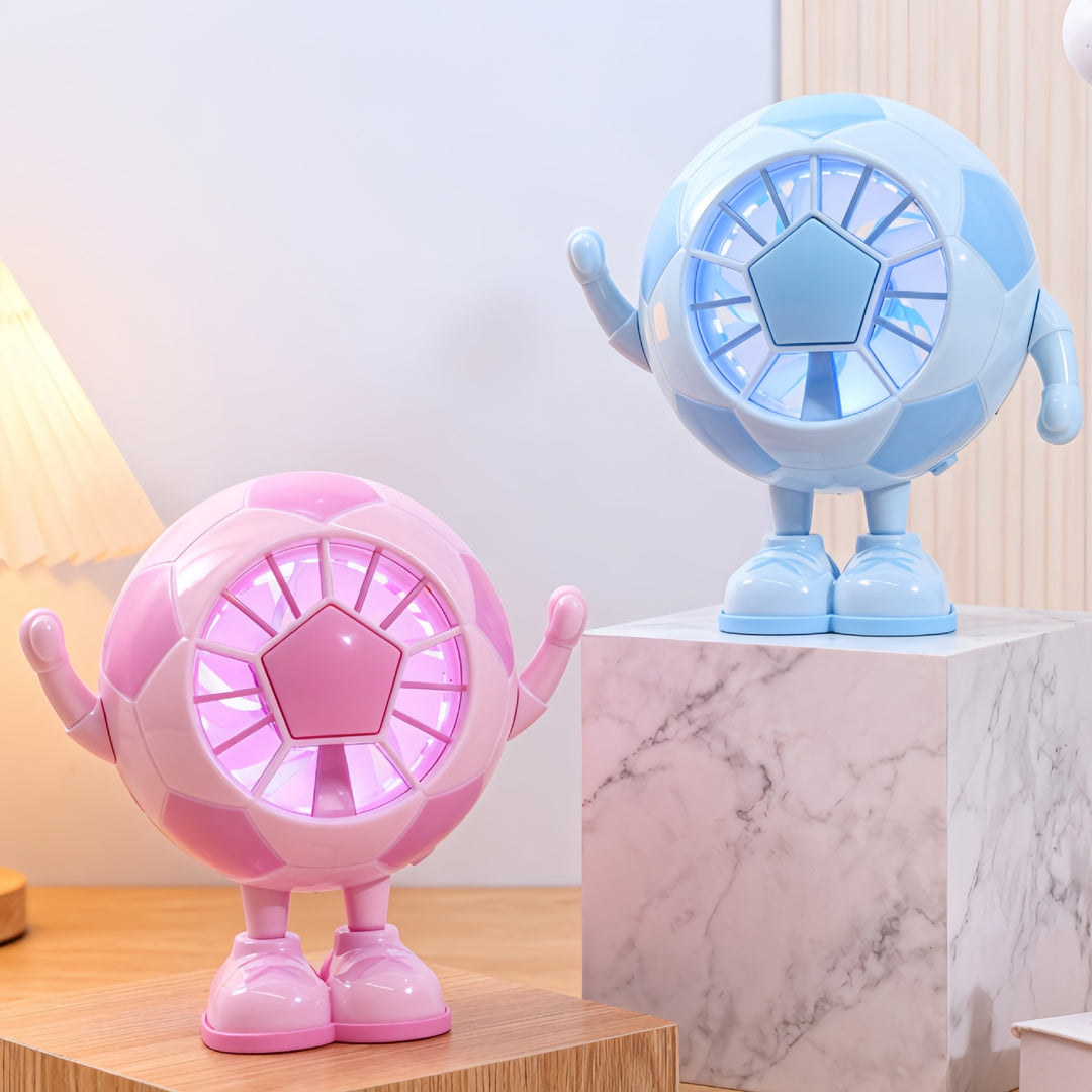 Ladies creative table fan in football style Bowlift