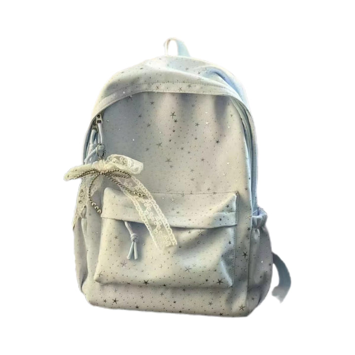 Backpack with Sparkling Star Design Bowlift