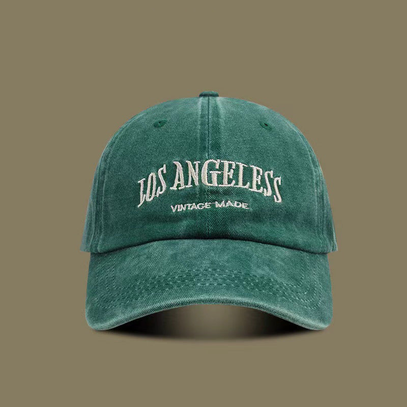Men's Vintage-Inspired Distressed Baseball Cap Bowlift