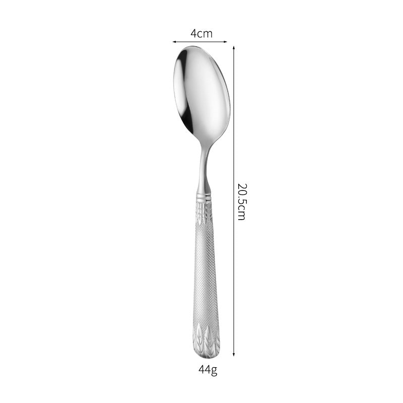 Elegant teaspoon with artistic handle design Bowlift