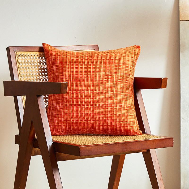 Textured Weave Decorative Pillow