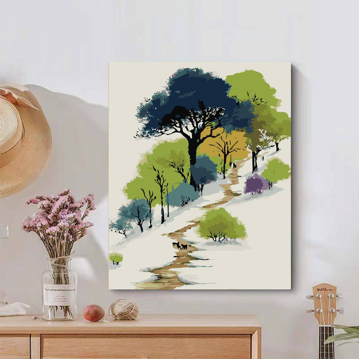 Nature-Inspired Serene Landscape Canvas Art Bowlift