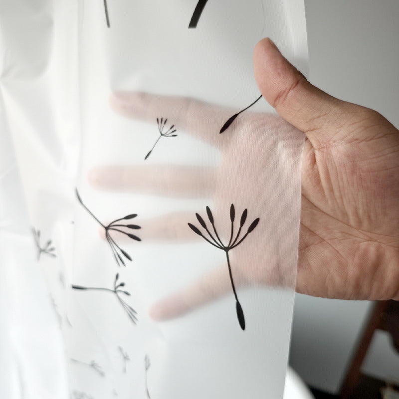 Dandelion Print Shower Curtain Bowlift