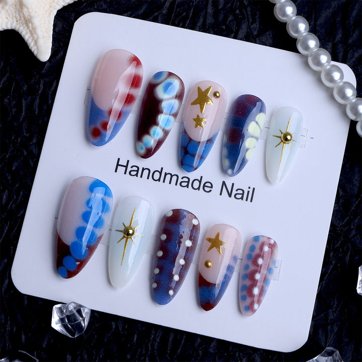 Handcrafted Artifical Nails with Unique Design Bowlift