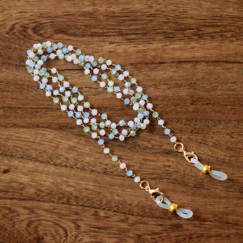 Multi-Color Beaded Eyewear Chain Bowlift