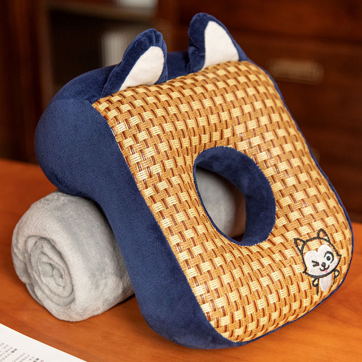 Plush seat cushion with dinosaur design Bowlift