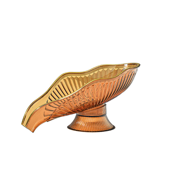 Elevated drainage acrylic soap dish with ribbed pedestal and sloped water channel Bowlift