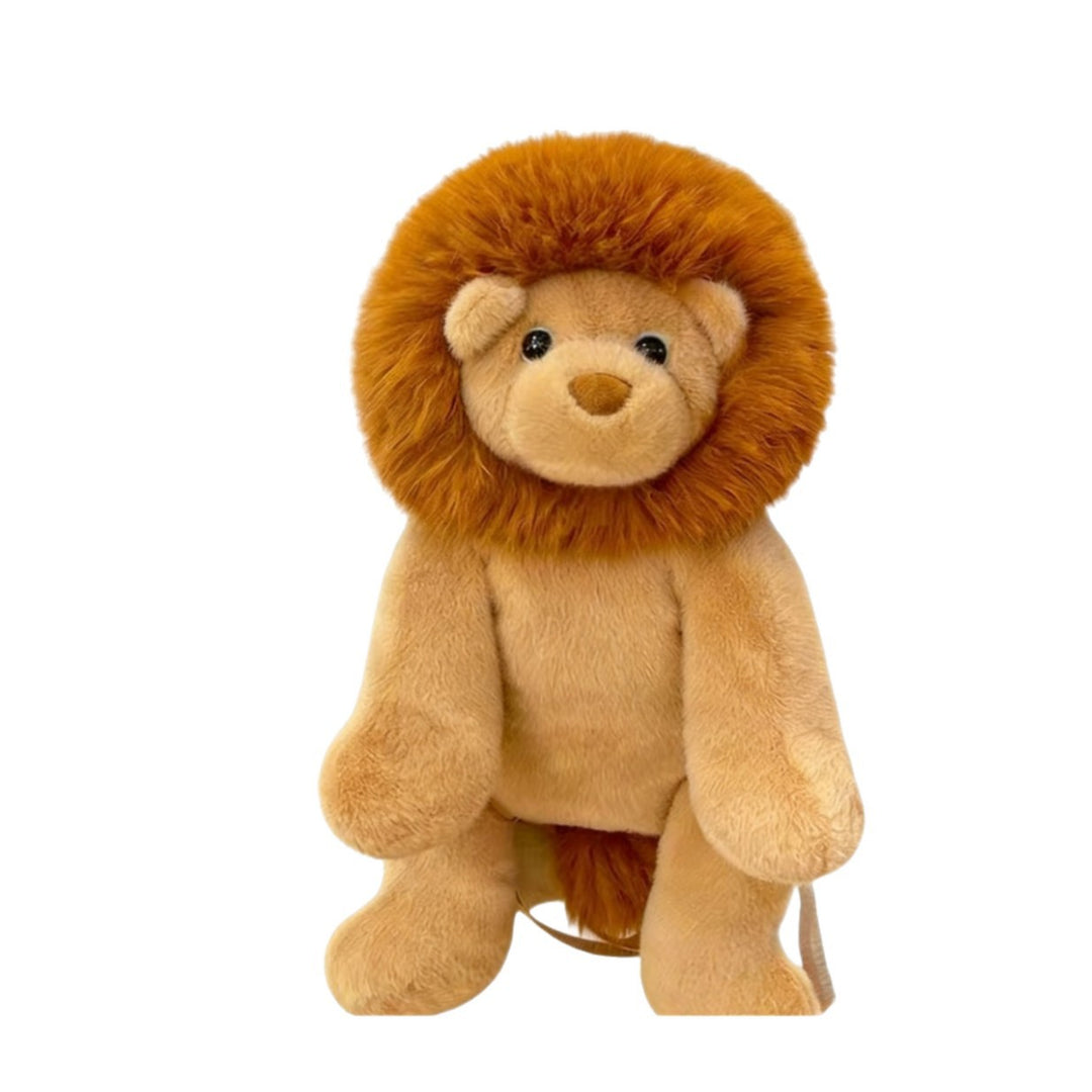 Plush Lion Backpack Bowlift