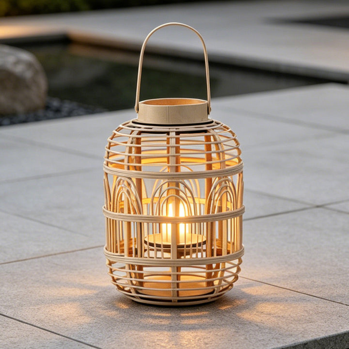 Decorative Rattan Lantern Bowlift