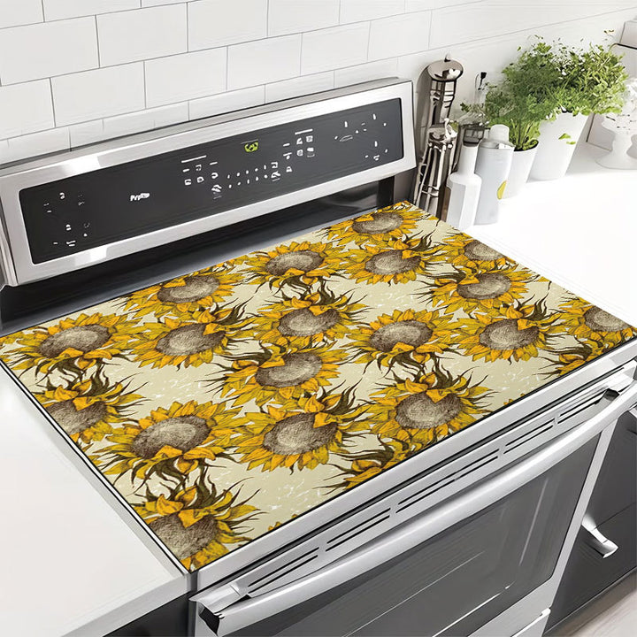 Decorative Heart and Bow-Themed Kitchen Mat